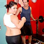Fourth pic of Chubby Loving - Dirty Fatty Banging In The Gym