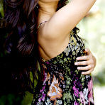 First pic of Georgia Jones Sultry Brunette Gets Naked in the Bushes