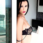 Second pic of Lucia Sitavancova shows off her graceful nature figure on the terrace