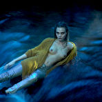Fourth pic of Cara Delevingne sexy and topless mag scans