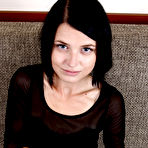 First pic of Skinny Brunette Babe Lana Sweat Bounces Up and Down On His Cock