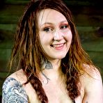 Fourth pic of SexPreviews - Mollie Rose tattoo babe rope bound her mouth spread in dungeon