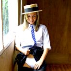 Second pic of OnlyMelanie.com Melanie Walsh UK Page 3 model solo girl stockings model