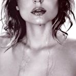 First pic of Elena Anaya shows boobs and hairy pussy on the beach