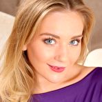First pic of Curvy Blonde In Purple