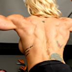 Second pic of Muscle Goddess Jill Rudison Sexy Gym Workout | Sexy Movie Gals