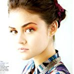 Fourth pic of Lucy Hale sexy posing photoshoot