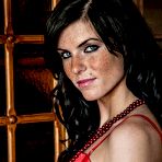 First pic of Eileen Sue In Silky Red Lingerie