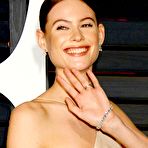 First pic of Behati Prinsloo nipslip at 2015 Vanity Fair Oscar Party