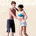 Second pic of Selena Gomez exy in blue bikini on the beach in Mexico
