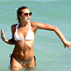 Third pic of Rachel Hilbert sexy in bikini on a beach