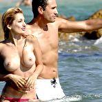 Second pic of Negar Khan caught topless on the beach