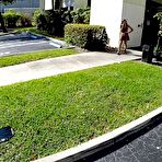 First pic of Drilling ebony teen beauty Adrian Maya outdoors | All Girl Annihilation