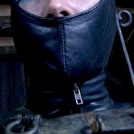 Second pic of SexPreviews - Delirious Hunter is bound with mouth and pussy spread vibrator made to orgasm