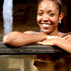 First pic of SexPreviews - Lotus Lain ebony gets the bondage and water treatment with squirting orgasms