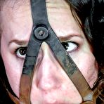 Second pic of SexPreviews - Bonnie Day curly brunette is rope bound and gagged her naked body spanked