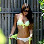 First pic of Claudia Romani cleavage in bikini