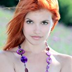 Third pic of Hot And Natural Redhead Teases In A Big Meadow