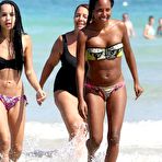 First pic of Zoe Kravitz in bikini on a beach