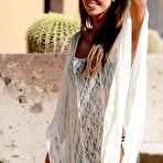 Fourth pic of Audrina Patridge walking on the beach in Cabo Mexico