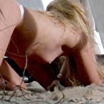 Third pic of Elsa Hosk topless during photoshoot