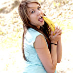 Second pic of Andi Land - Ripe Banana Fetish at AmateurIndex.com