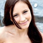 Second pic of Petite Round Ass Brunette Posing Outside