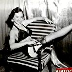 Third pic of PinkFineArt | Vintage 50s Black Bras from Vintage Classic Porn