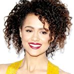 Third pic of Nathalie Emmanuel deep cleavage at premiere