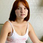 First pic of Abby Winters presents: Elizabeth, petite brunette cutie in a white skirt stripping...