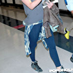 First pic of Popoholic  &raquo; Blog Archive   &raquo; Megan Fox Touches Down At LAX In Sexy Leggings