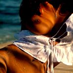 Second pic of Natural juggies Italian teen Alessandra naked at the beach