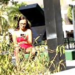 Fourth pic of On his usual sweep of the city, our creepy camera man spots a pair of long longs in tight pantyhose. @ PantyhoseAddict