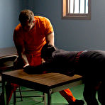 Third pic of Sex and Slaves - Strong big prisoner abuses his lawyer with big boobs and sexy stockings in violent anal sex