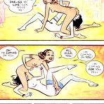 Fourth pic of Funny lesbian seduction at FreeSexGame.net