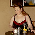 First pic of This big mama gets fisted on her terrace