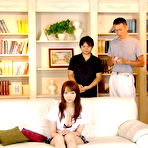 First pic of Izumi Tachibana gets filled with multiple cocks and cum during a photo-shooting | JapanHDV