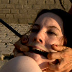 Fourth pic of Public Disgrace - Pair of sluts used and humiliated in public rough sex stepped on their head and banged