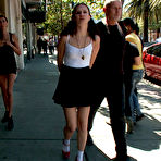 First pic of Public Disgrace - Slutty babe with nice ass enjoys getting abused in public group sex and deep ass fucking