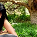 Fourth pic of 
					Hispanic babe Rose Monroe sucking cock in public - Pornstar Movies
			