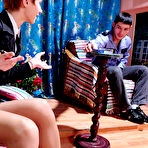 First pic of SecretaryPantyhose :: Sophy&Daid lustful office pantyhosers