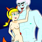 Second pic of XL Toons || Sensual Bonnie deepthroating and squirting at public cafe