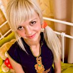 First pic of College girl Scarlet spreads open getting tiny fuck hole slammed @ Ideal Teens Gallery