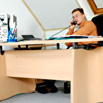 First pic of SecretaryPantyhose :: Amelia&Peter nasty office pantyhose sex