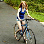 First pic of Shaved Pussy Pics of mae-olsen-02-schoolgirl-bike-ride-with-toys-inside-vagina by ALS Scan | 15 Clit Closeups