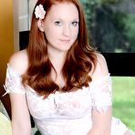 Fourth pic of Lucy OHara in her white lingerie.