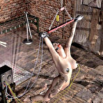 Fourth pic of 3D elf queen giving deep throat to goblin till he cums at Hd3dMonsterSex.com