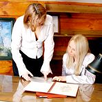 First pic of SecretaryPantyhose :: Susanna&Jessica having office pantyhose sex