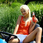 Third pic of Shaved Pussy Pics of franziska-10-garden-helper-teen-pussy by ALS Scan | 15 Clit Closeups