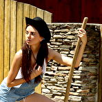 Third pic of Shaved Pussy Pics of anastasia-02-cowgirl-wet-tshirt-big-pussy-pics by ALS Scan | 15 Clit Closeups